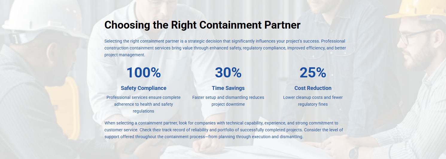Choosing the Right Containment Partner