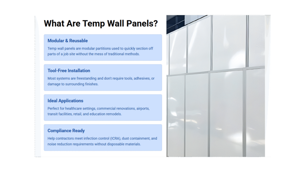 What Are Temp Wall Panels
