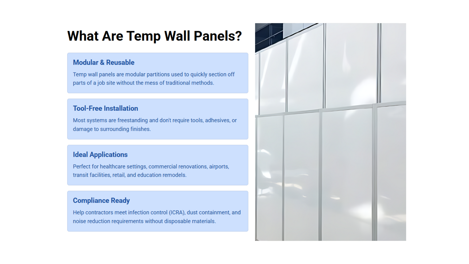 Why Renting Temp Wall Panels Is the Smart, Insider Choice for Construction Projects