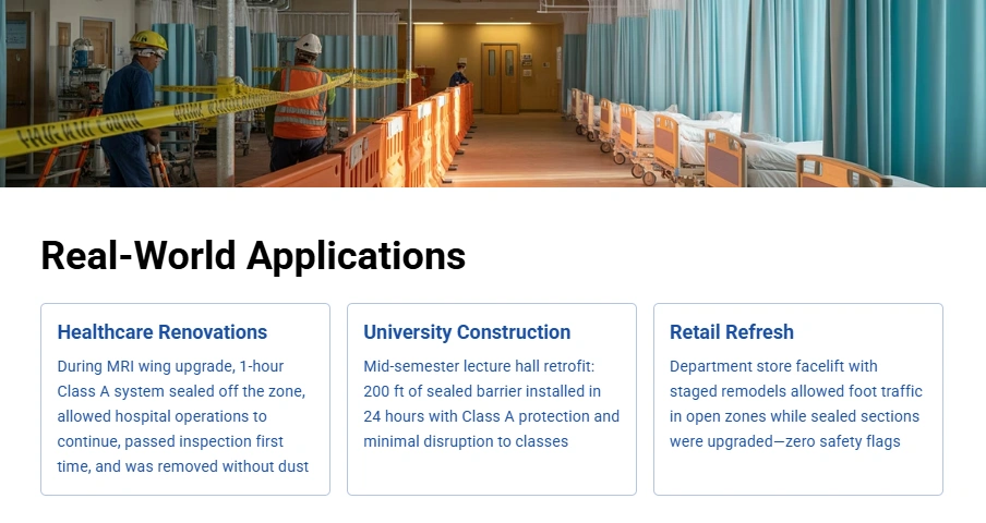 Where to Find Fire Rated Temporary Walls
