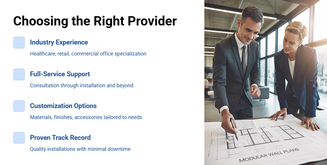 Choosing the Right Modular Wall Provider
