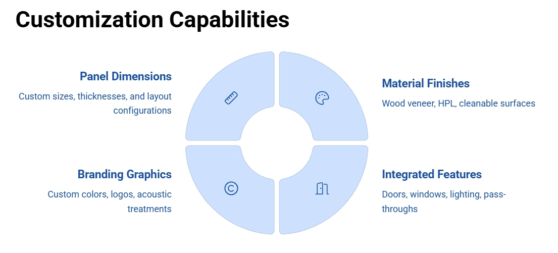 Modular Wall Customization Capabilities