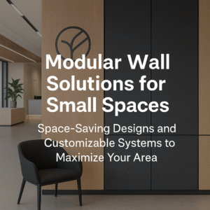 Modular wall solutions for small commercial spaces featuring customizable designs and space-saving systems for efficient installations.