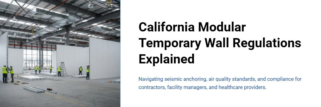 CA Modular Temporary Wall Regulations Explained