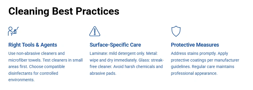 Modular Temporary Wall Cleaning Best Practices