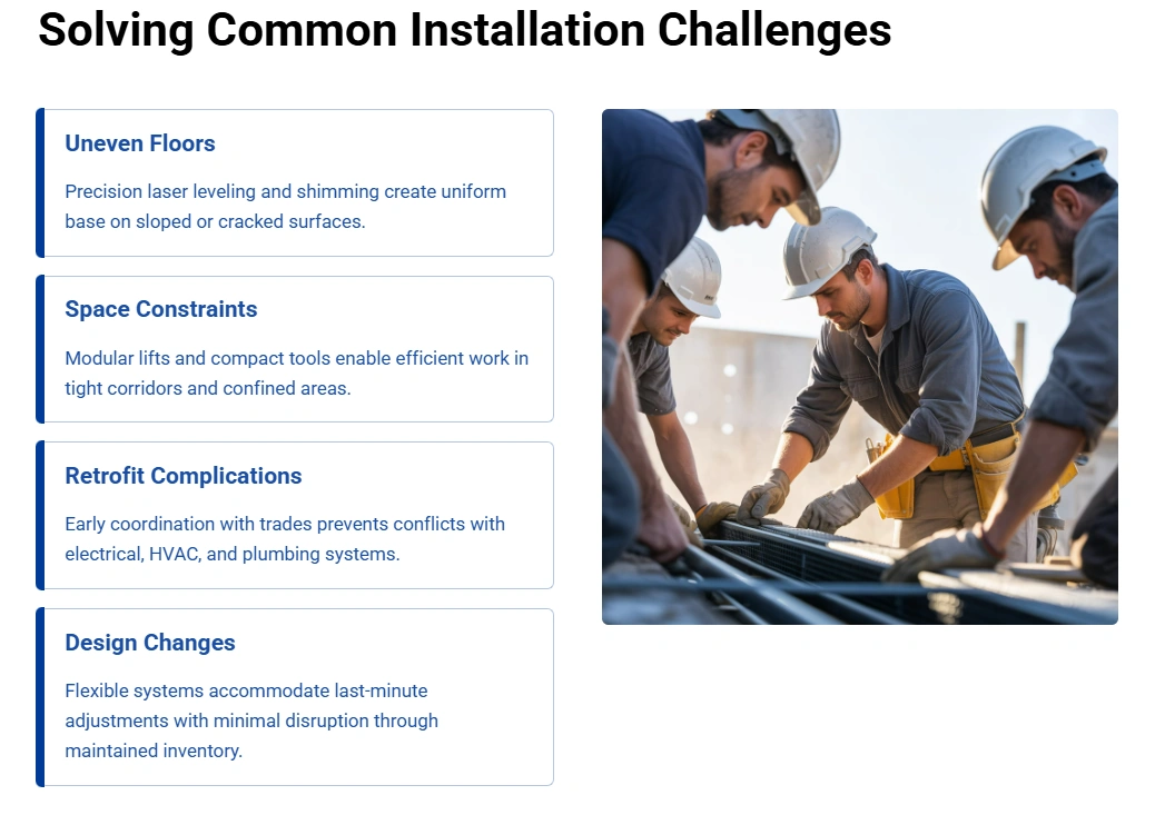 Solving Common Modular Temporary Wall Installation Challenges