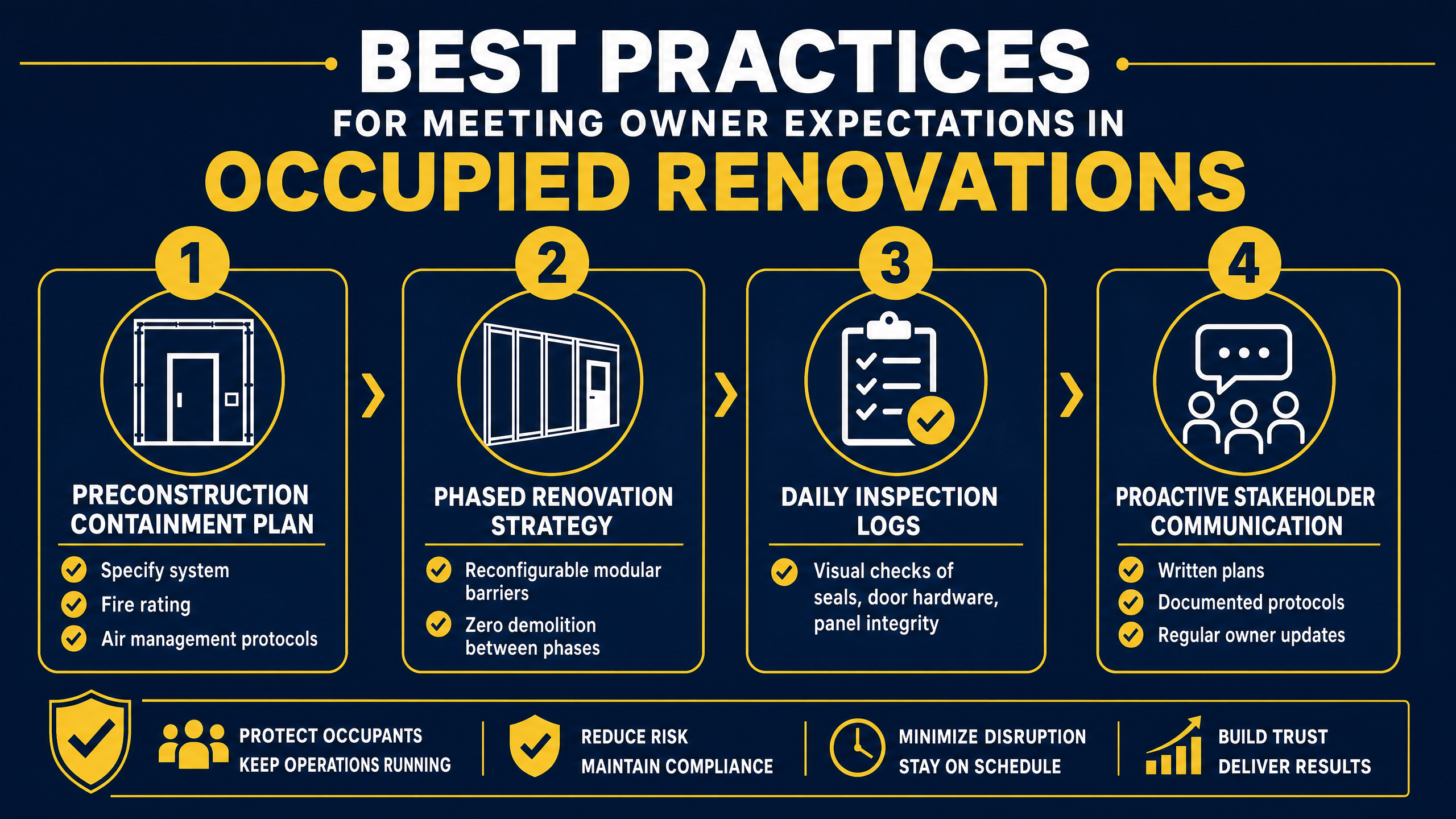 Owner Containment Choices Best Practices Infographic
