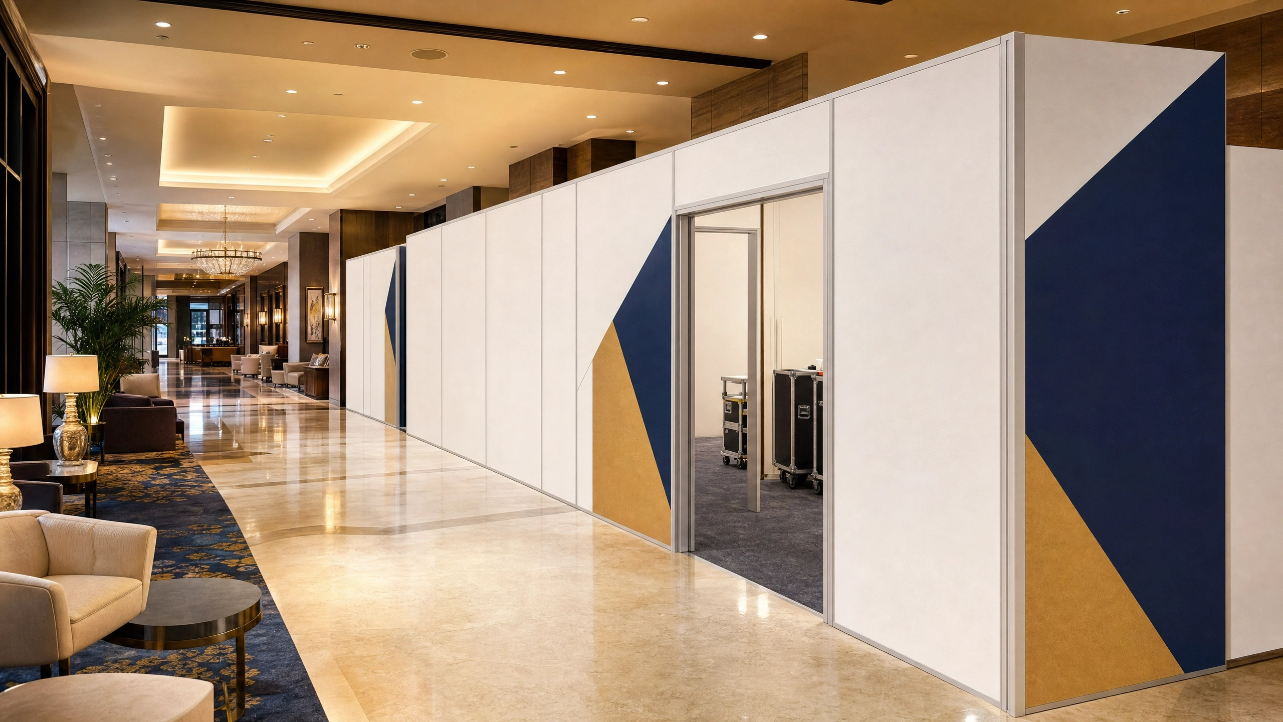 Rigid Modular Temp Wall System 