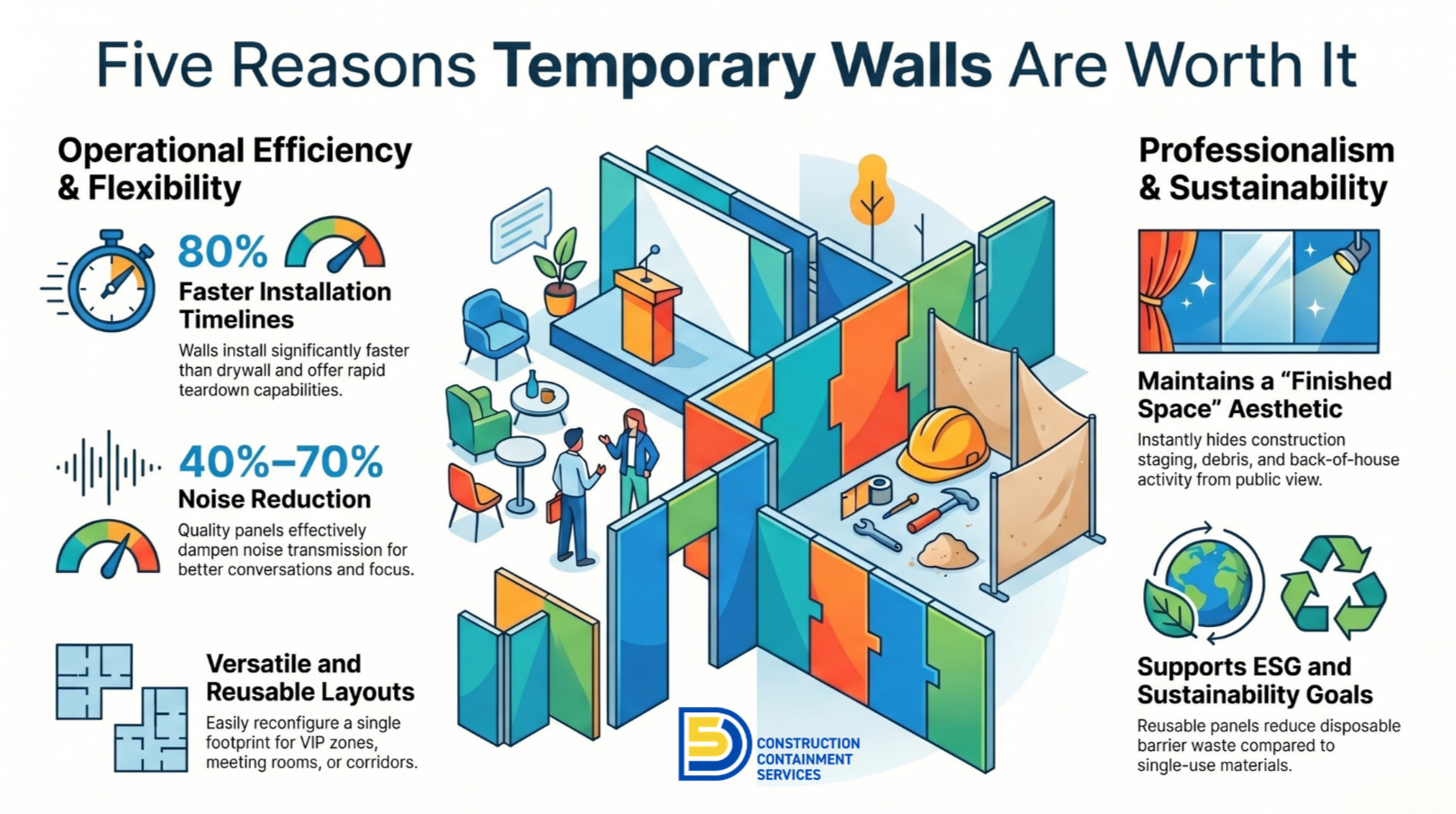 Five Reasons Temporary Walls Are Worth It For Events