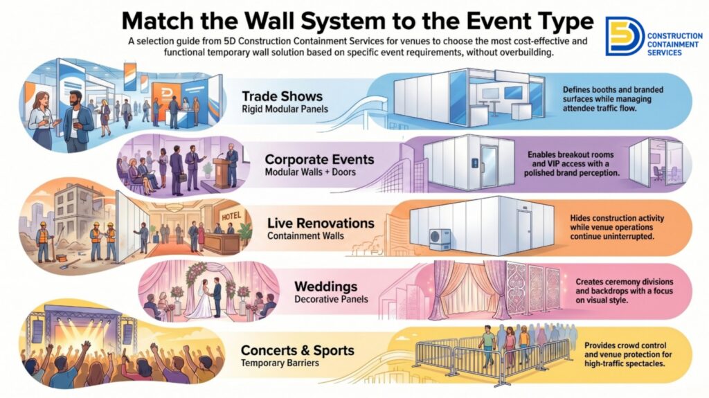 Affordable Temporary Walls for Events? Are they Worth It? Selection Criteria Guide