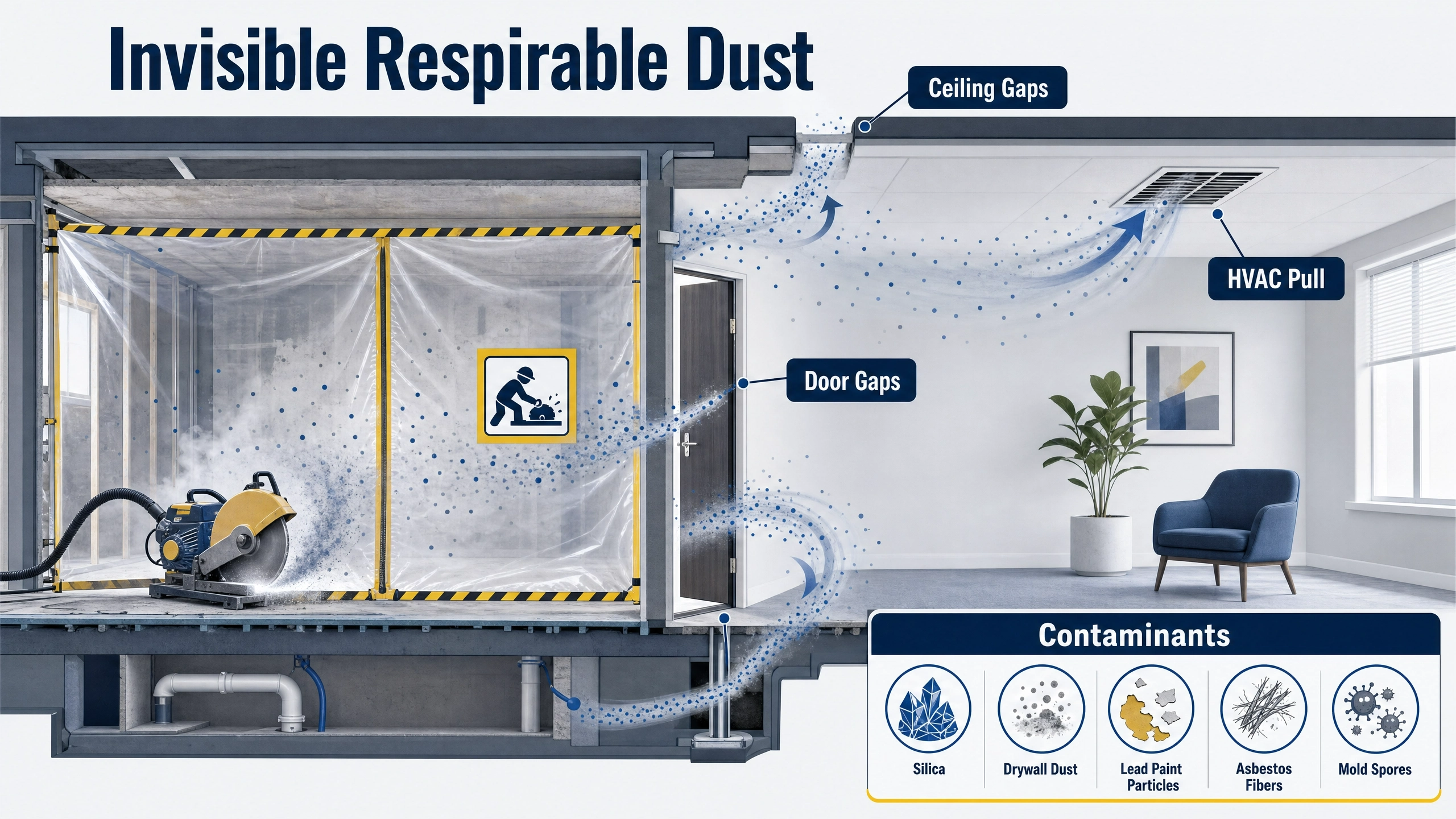 Dust Particles Escape Containment